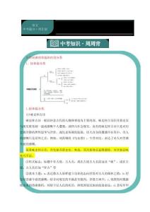 中考提分周計(jì)劃——語文第二周（3月）