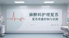 麻醉科护理复苏质量控制与实践