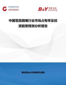 中國雪茄煙嘴行業(yè)市場占有率及投資前景預測分析報告