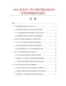 2026及未來5年中國手鏈市場分析及競爭策略研究報告