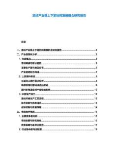 滌綸產業鏈上下游協同發展機會研究報告