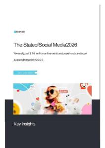 2026年社交媒體報(bào)告 The State of Social Media 2026
