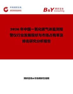 2026年中国一氧化碳气体监测报警仪行业发展现状与市场占有率及排名研究分析报告