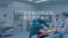 創傷骨折臨時固定急救全流程指南
