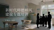 新时代师德师风建设专题培训