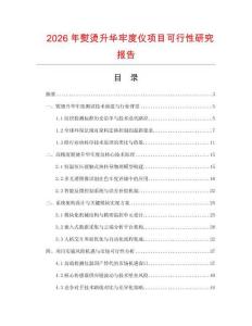 2026年熨燙升華牢度儀項目可行性研究報告