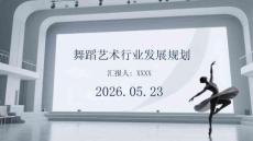 舞蹈藝術行業發展規劃