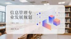 信息管理專業發展規劃