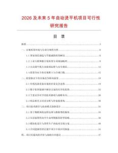 2026及未來(lái)5年自動(dòng)燙平機(jī)項(xiàng)目可行性研究報(bào)告