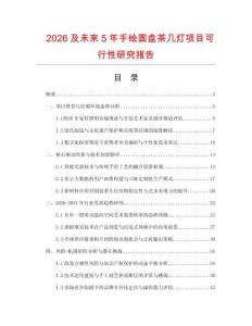 2026及未來5年手繪圓盤茶幾燈項目可行性研究報告