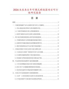2026及未來5年可調式移液器項目可行性研究報告