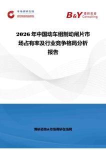 2026年中國(guó)動(dòng)車(chē)組制動(dòng)閘片市場(chǎng)占有率及行業(yè)競(jìng)爭(zhēng)格局分析報(bào)告