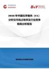 2026年中國化學(xué)瘦肉（CL）分析儀市場占有率及行業(yè)競爭格局分析報(bào)告
