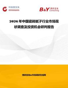 2026年中國瓷磚膩?zhàn)有袠I(yè)市場現(xiàn)狀調(diào)查及投資機(jī)會研判報告