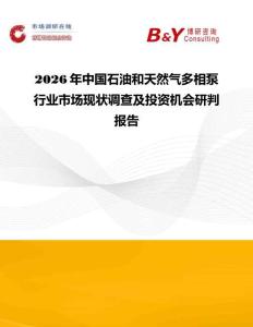 2026年中國石油和天然氣多相泵行業(yè)市場現(xiàn)狀調(diào)查及投資機會研判報告