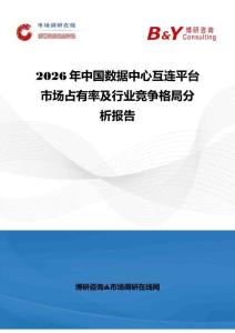 2026年中國數(shù)據(jù)中心互連平臺市場占有率及行業(yè)競爭格局分析報告