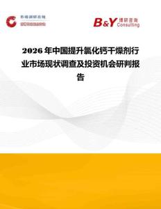 2026年中國提升氯化鈣干燥劑行業(yè)市場現(xiàn)狀調(diào)查及投資機(jī)會(huì)研判報(bào)告