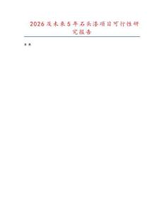 2026及未來5年石頭漆項(xiàng)目可行性研究報(bào)告