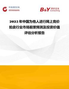 2025年中國為他人進(jìn)行網(wǎng)上競價(jià)拍賣行業(yè)市場前景預(yù)測及投資價(jià)值評(píng)估分析報(bào)告