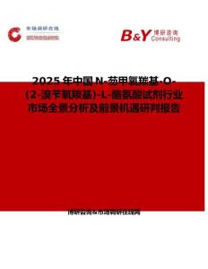 2025年中國(guó)N-芴甲氧羰基-O-(2-溴芐氧羰基)-L-酪氨酸試劑行業(yè)市場(chǎng)全景分析及前景機(jī)遇研判報(bào)告