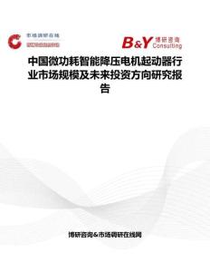 中國微功耗智能降壓電機起動器行業(yè)市場規(guī)模及未來投資方向研究報告