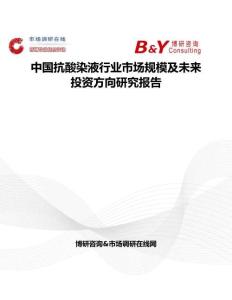 中國抗酸染液行業(yè)市場規(guī)模及未來投資方向研究報告