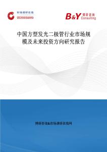 中國方型發光二極管行業市場規模及未來投資方向研究報告