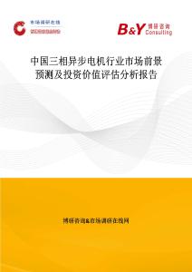 中國三相異步電機行業市場前景預測及投資價值評估分析報告