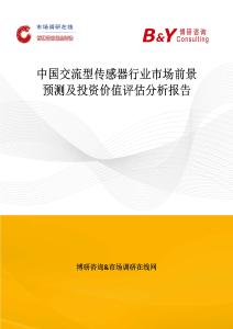 中國交流型傳感器行業市場前景預測及投資價值評估分析報告