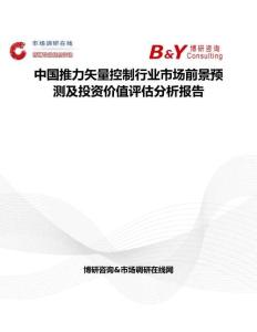 中國推力矢量控制行業(yè)市場前景預測及投資價值評估分析報告