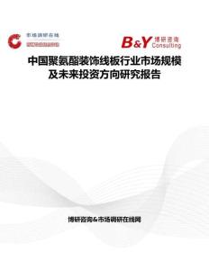 中国聚氨酯装饰线板行业市场规模及未来投资方向研究报告