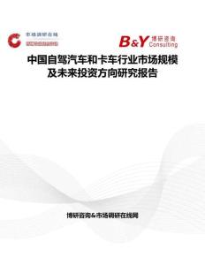 中國自駕汽車和卡車行業市場規模及未來投資方向研究報告