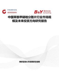 中國苯酰甲硝唑分散片行業市場規模及未來投資方向研究報告