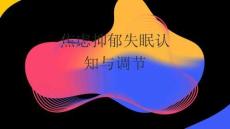 焦慮抑郁失眠認知與調節2026