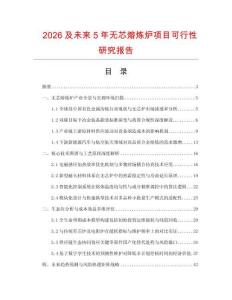 2026及未來5年無芯熔煉爐項目可行性研究報告