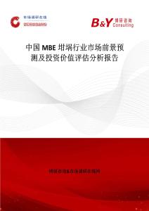 中國MBE坩堝行業市場前景預測及投資價值評估分析報告