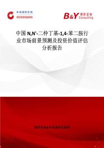 中國NN'-二仲丁基-14-苯二胺行業市場前景預測及投資價值評估分析報告