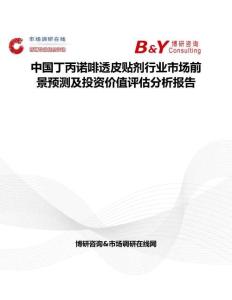 中國丁丙諾啡透皮貼劑行業(yè)市場前景預(yù)測及投資價值評估分析報告