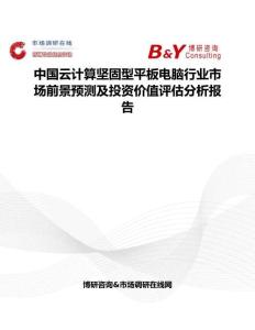 中國云計算堅固型平板電腦行業市場前景預測及投資價值評估分析報告