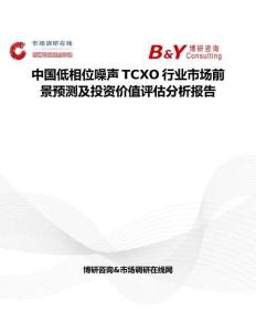 中國低相位噪聲TCXO行業(yè)市場前景預(yù)測及投資價值評估分析報告