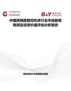 中國高精度數控機床行業市場前景預測及投資價值評估分析報告