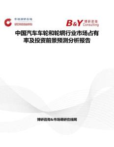 中国汽车车轮和轮辋行业市场占有率及投资前景预测分析报告