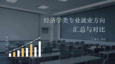 經濟學類專業就業方向匯總與對比