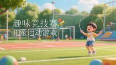 趣味競技賽兒童運動游戲