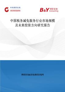 中國稅務減免服務行業市場規模及未來投資方向研究報告