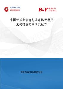 中國管形鹵素燈行業市場規模及未來投資方向研究報告