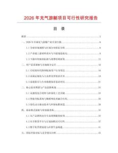 2026年充氣游艇項目可行性研究報告