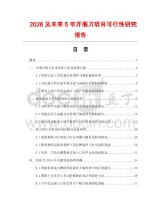 2026及未來5年開瓶刀項目可行性研究報告