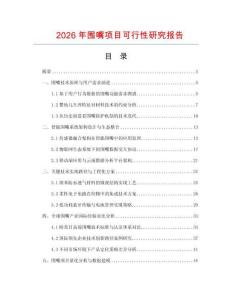 2026年圍嘴項(xiàng)目可行性研究報(bào)告