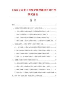 2026及未來5年鍋爐預熱器項目可行性研究報告